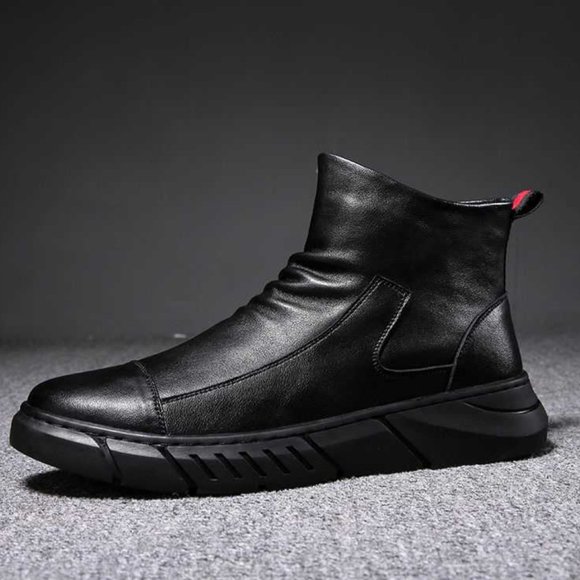 Mens-midtop-leather-s - Picture 4 of 4